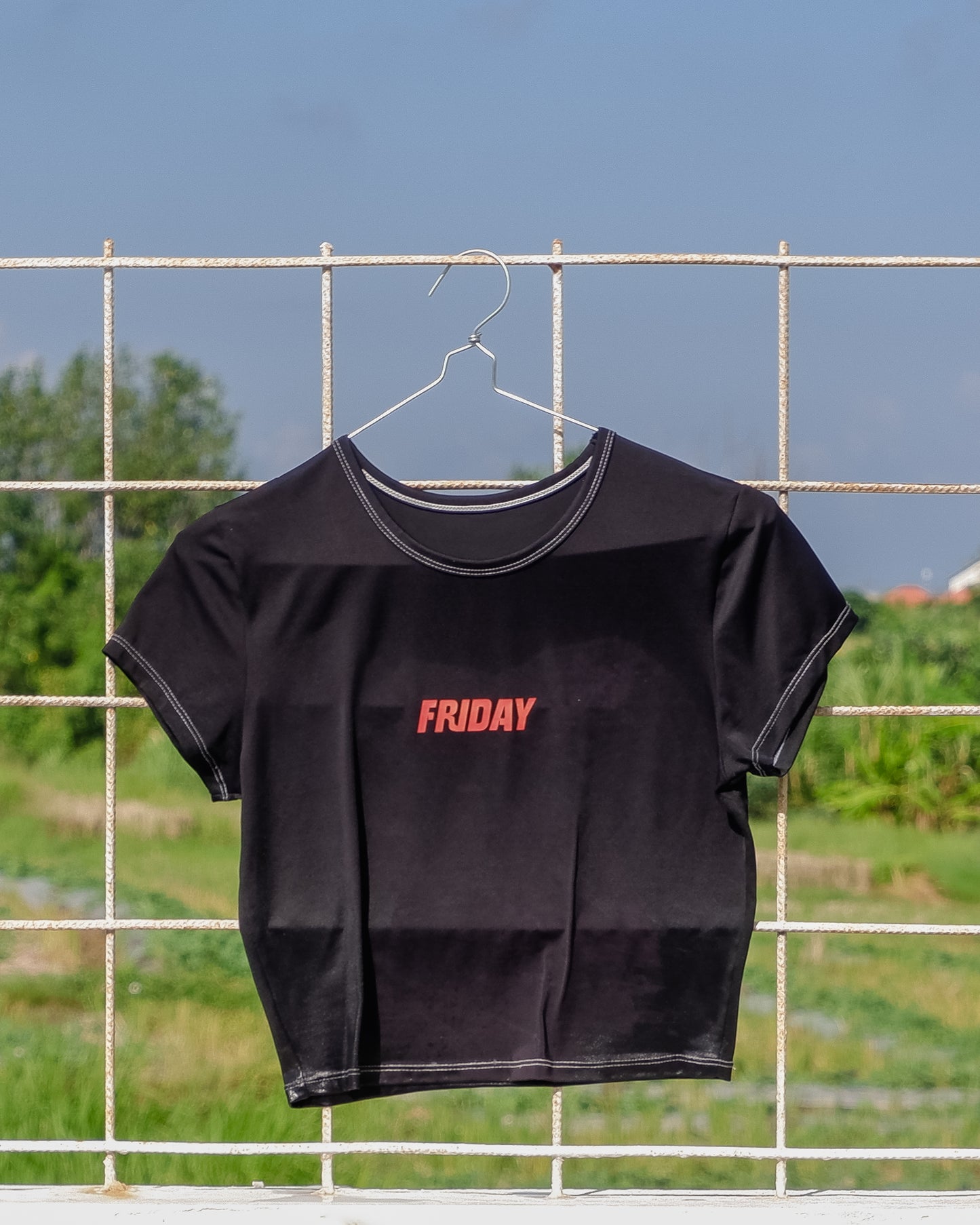 BABY TEE RASHVEST - BLACK