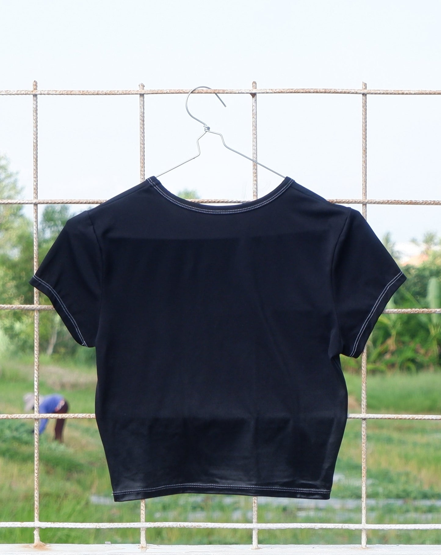 BABY TEE RASHVEST - BLACK